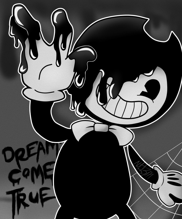 Creepy cartoon character spider web free wallpaper - medium preview image