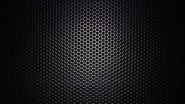 Black honeycomb starry night fence free wallpaper - medium preview image