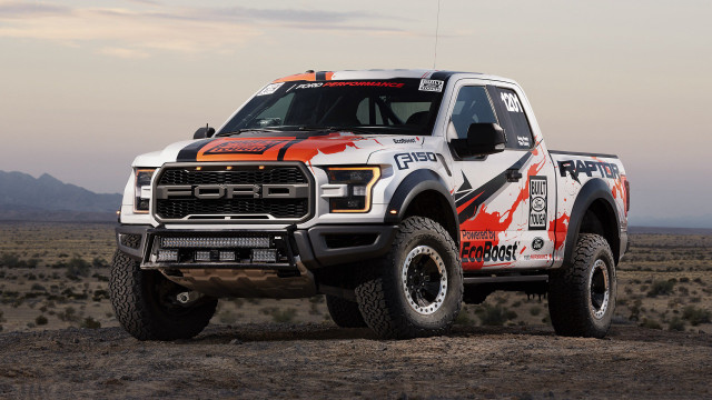 White truck red black stripe free wallpaper - medium preview image