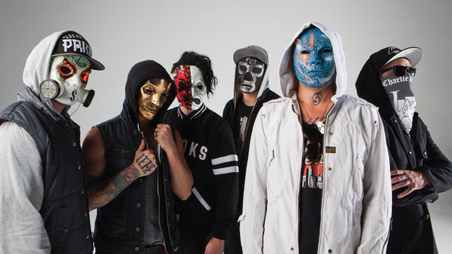 Group face paint masks microphone free wallpaper - medium preview image
