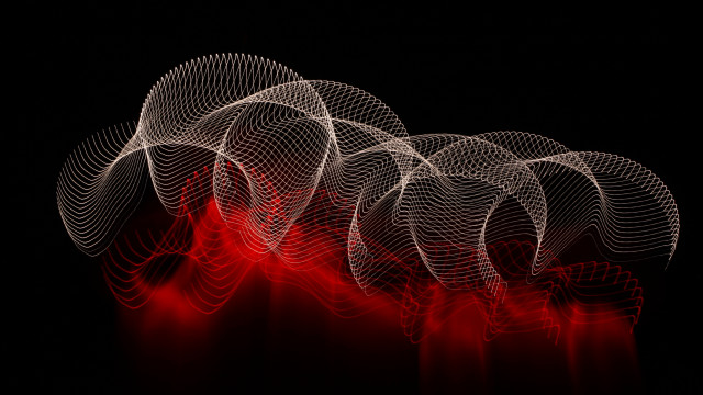 Red white circles black red free wallpaper - medium preview image