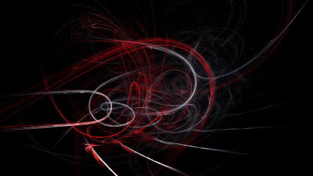 Red white swirl black background free wallpaper - medium preview image