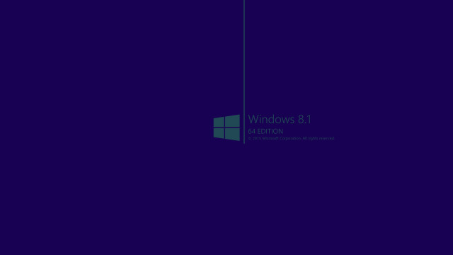 Blue wallpaper windows8 logo minimalist free wallpaper - medium preview image
