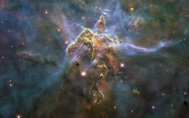 Starcluster bluegreen center space art free wallpaper - medium preview image