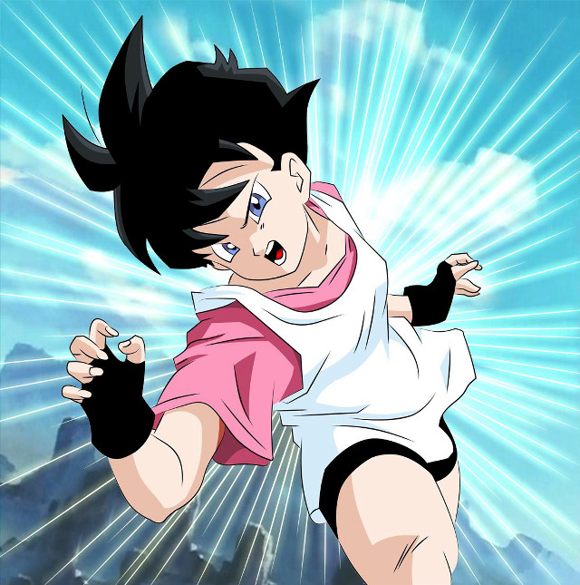 Cartoon running wind blown spike free wallpaper - medium preview image
