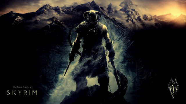 Epic fantasy skyline sunset sword free wallpaper - medium preview image