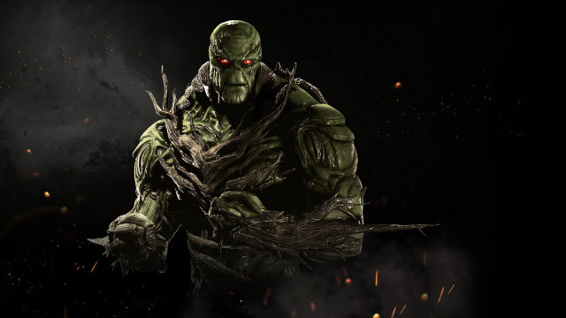 Demon swordman fireface glowing eyes free wallpaper - medium preview image