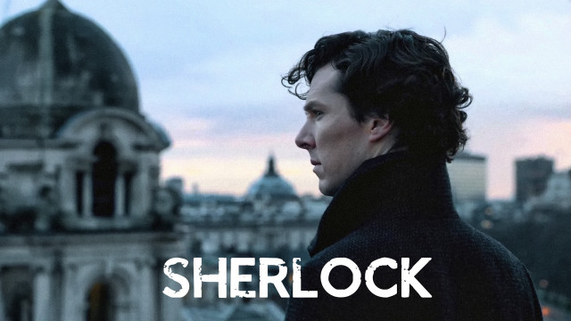 Man standing sherlock building cityscape free wallpaper - medium preview image