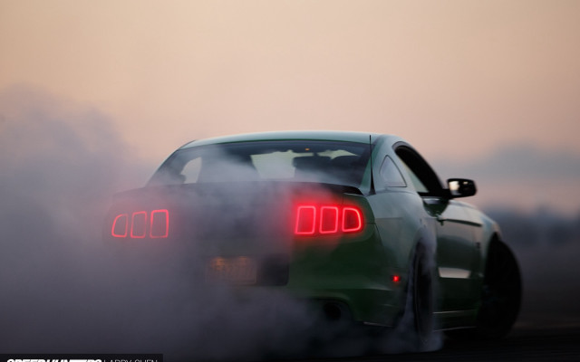 Green smoke cobra pastel car free wallpaper - medium preview image