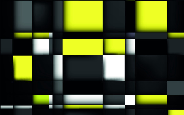 Black yellow checkered argyle cubist free wallpaper - medium preview image