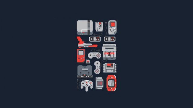 Electronic devices dark background red free wallpaper - medium preview image