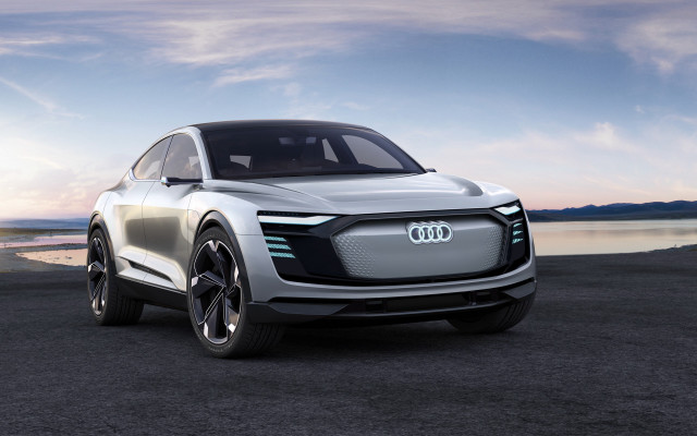 White car beach ocean sunset free wallpaper - medium preview image