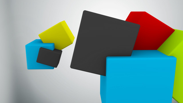 Colorful object white gray black free wallpaper - medium preview image
