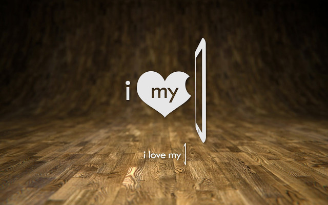 Wooden floor heart cutout door free wallpaper - medium preview image
