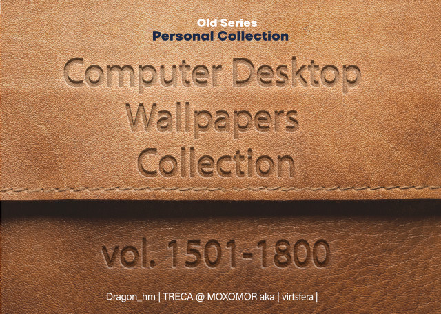 Brown leather book computer desk free wallpaper - medium preview image