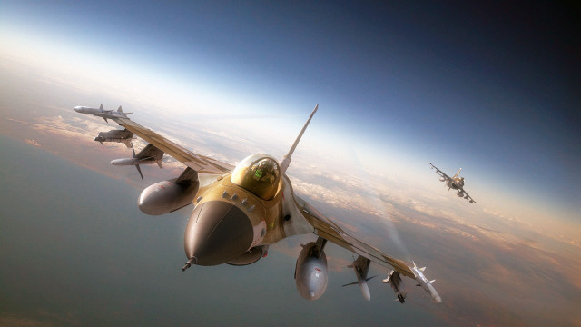 Fighter jets sky earth plane free wallpaper - medium preview image