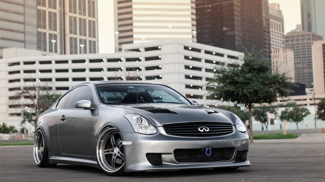 Silver car cityscape tokyo bridge free wallpaper - medium preview image