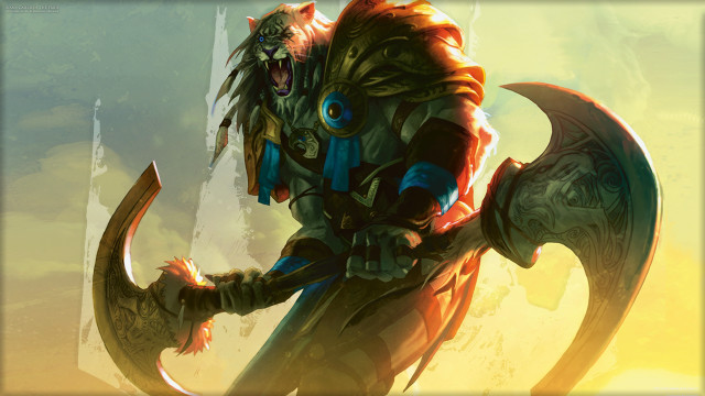 Demon hammer armor battleaxe mtg free wallpaper - medium preview image