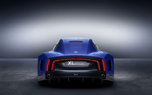Blue sports car dark room #31 free wallpaper - medium preview image