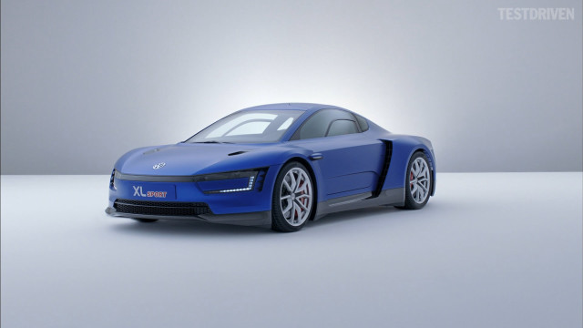 Blue sports car hood up #5 free wallpaper - medium preview image