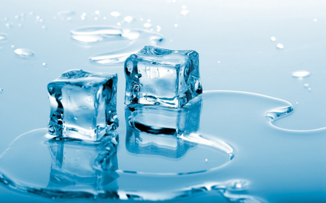 Ice water bubbles snow conceptual free wallpaper - medium preview image