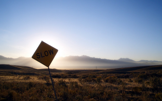Slow sign field sky cloud free wallpaper - medium preview image