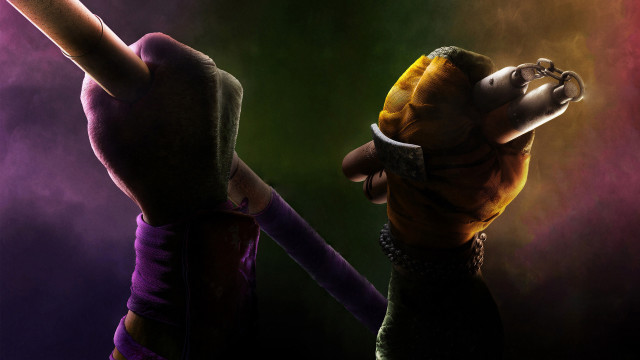 Person holding large object purple free wallpaper - medium preview image