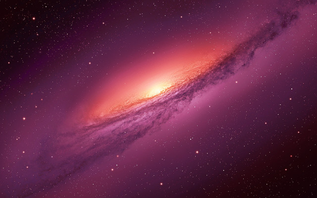 Purple red galaxy sky stars free wallpaper - medium preview image