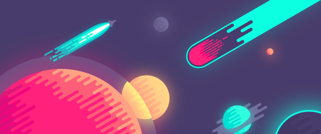 Space objects rocket spaceship moon free wallpaper - medium preview image