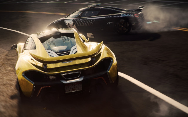 Cars smoke police danluvisi cinematic free wallpaper - medium preview image