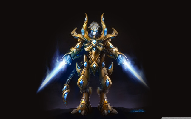 Overwatch glowing armor character chest free wallpaper - medium preview image