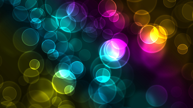 Blurry colorful background circles light free wallpaper - medium preview image