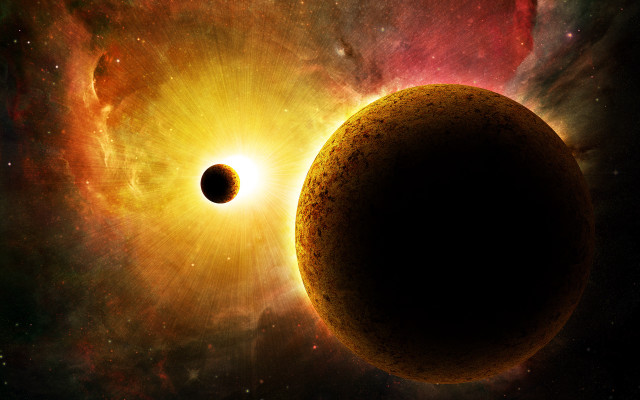 Black hole star space bright free wallpaper - medium preview image