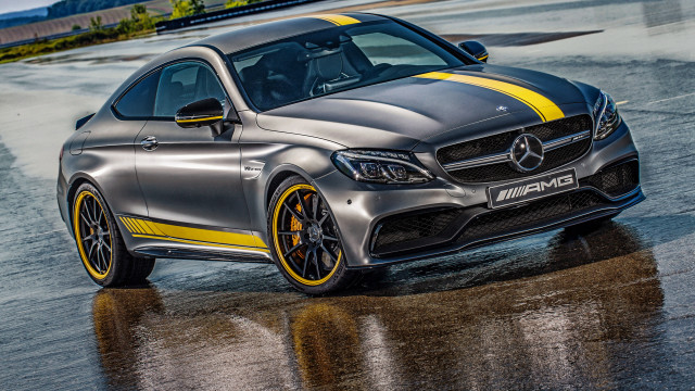 Silver mercedes cla wet road free wallpaper - medium preview image