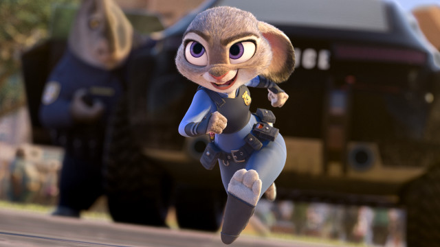 Cartoon character running vehicle background free wallpaper - medium preview image