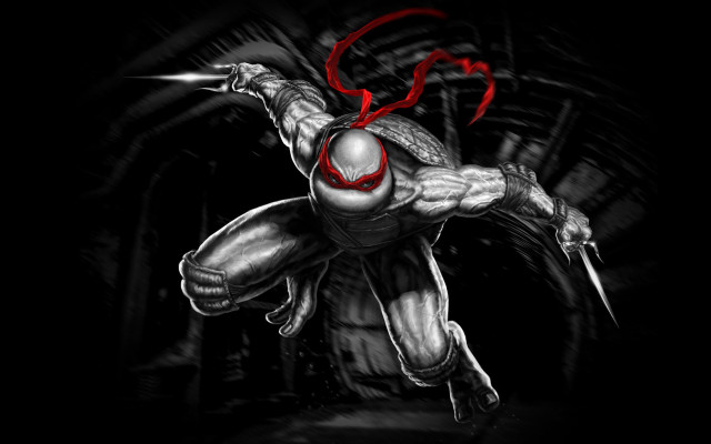 Spiderman sword armor red lines free wallpaper - medium preview image
