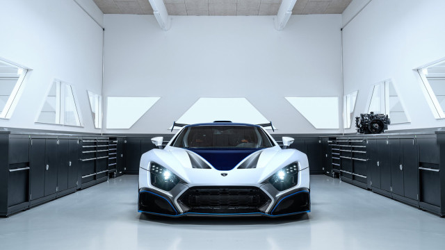 White blue sports car cabinets free wallpaper - medium preview image