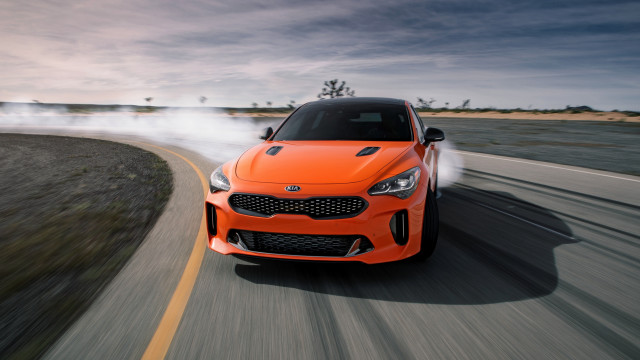 Car driving road smoke hood free wallpaper - medium preview image
