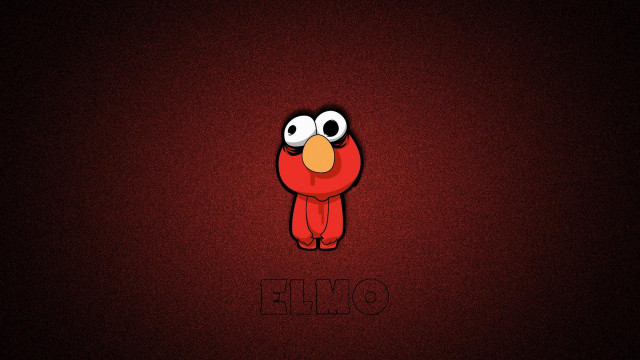 Red bird big eyes frown #2 free wallpaper - medium preview image