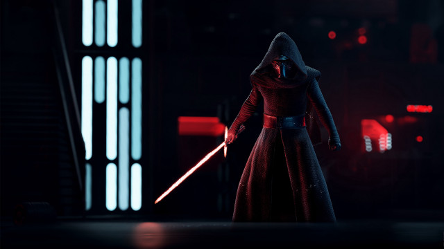 Star wars red hood hologram free wallpaper - medium preview image
