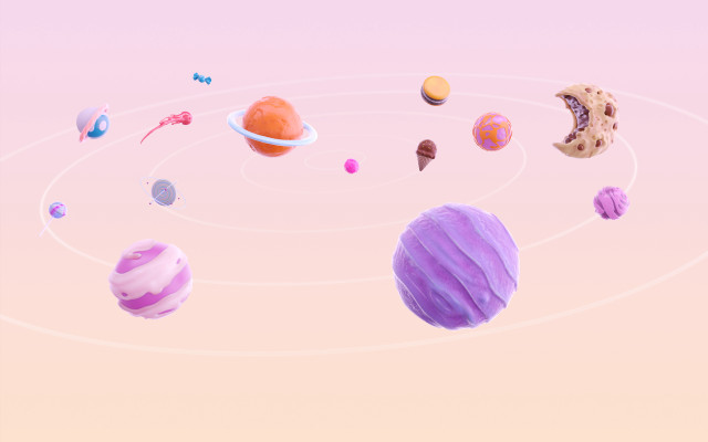 Solar system space stars moon free wallpaper - medium preview image