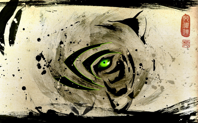 Tiger green eyes black spots free wallpaper - medium preview image