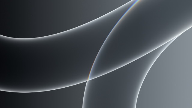 Black white curved rainbow deconstructivism free wallpaper - medium preview image