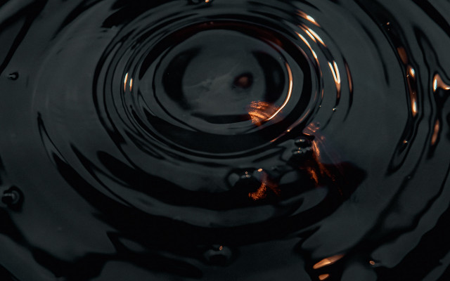 Black orange swirl water black free wallpaper - medium preview image