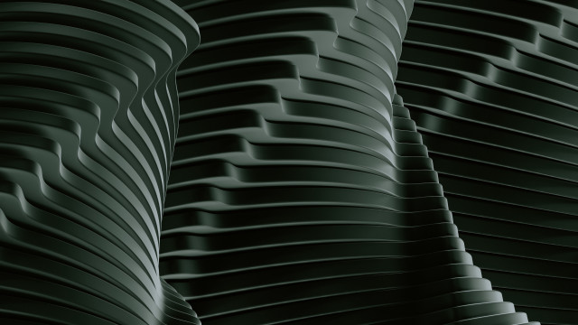 Black white plates stack black free wallpaper for desktop - medium preview image