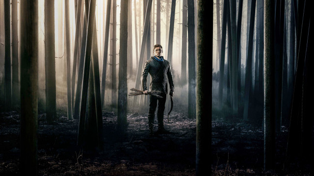 Man forest archer foggy background free wallpaper - medium preview image