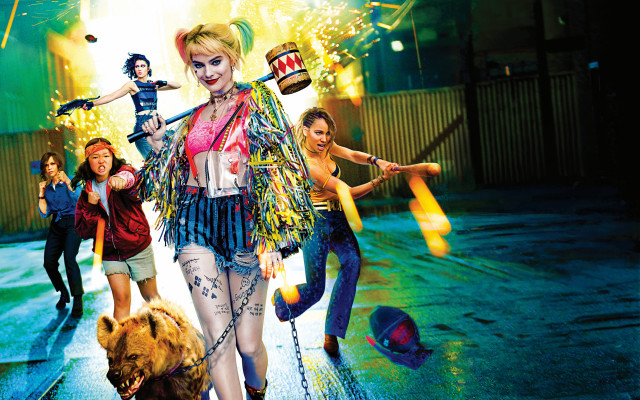Woman dog group popart fanny free wallpaper - medium preview image