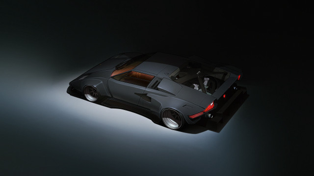 Car dark room light side free wallpaper - medium preview image