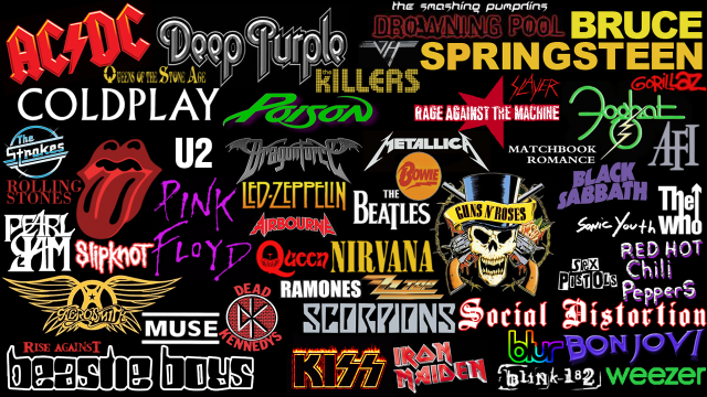 Logos poster collection variety designs free wallpaper - medium preview image