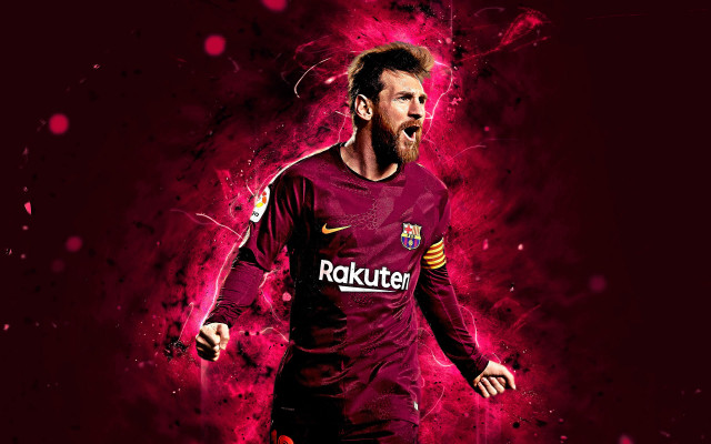 Man soccer uniform red paint free wallpaper - medium preview image